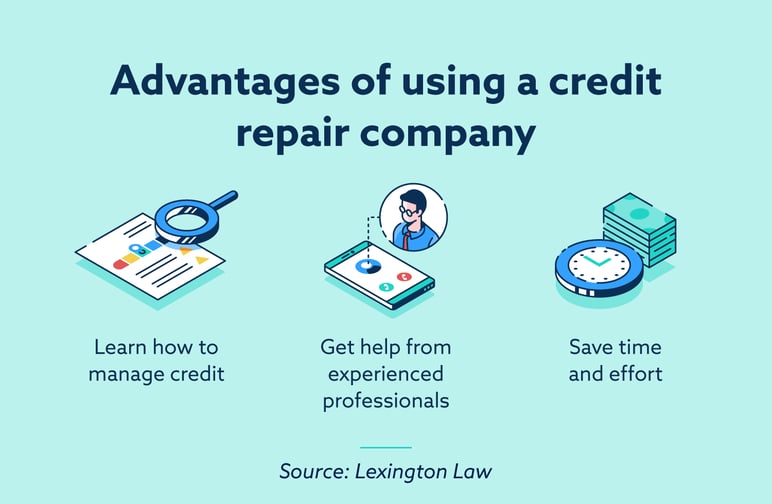 advantages of using a credit repair company